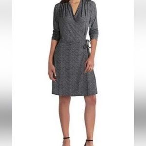 Halston V-neck Wrap Dress